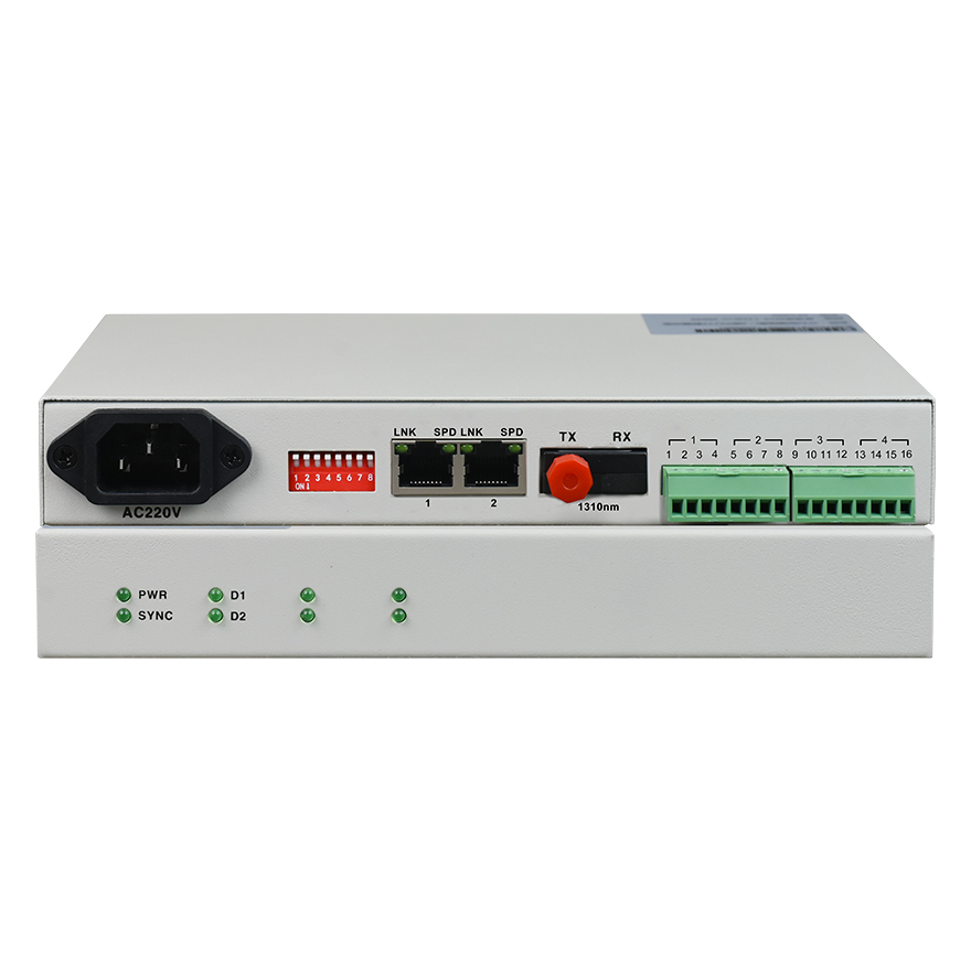 4 Port RS232/422/485 to Fiber Converter