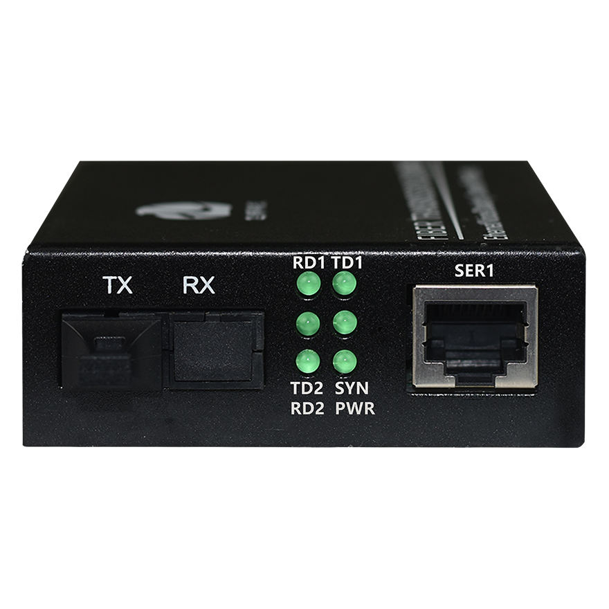 2 Channel Fiber to RS232/RS422/RS485 Converter  | Mini Type