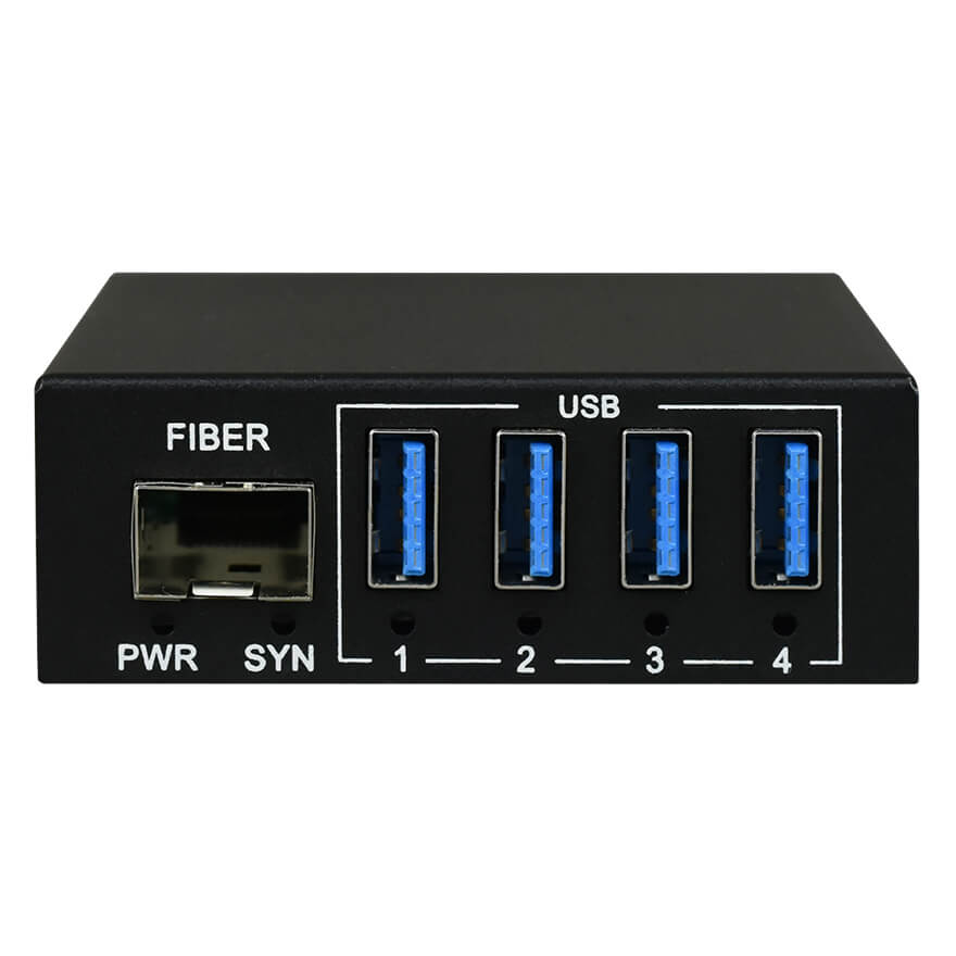 USB 3.0  4-Port Fiber USB Extender