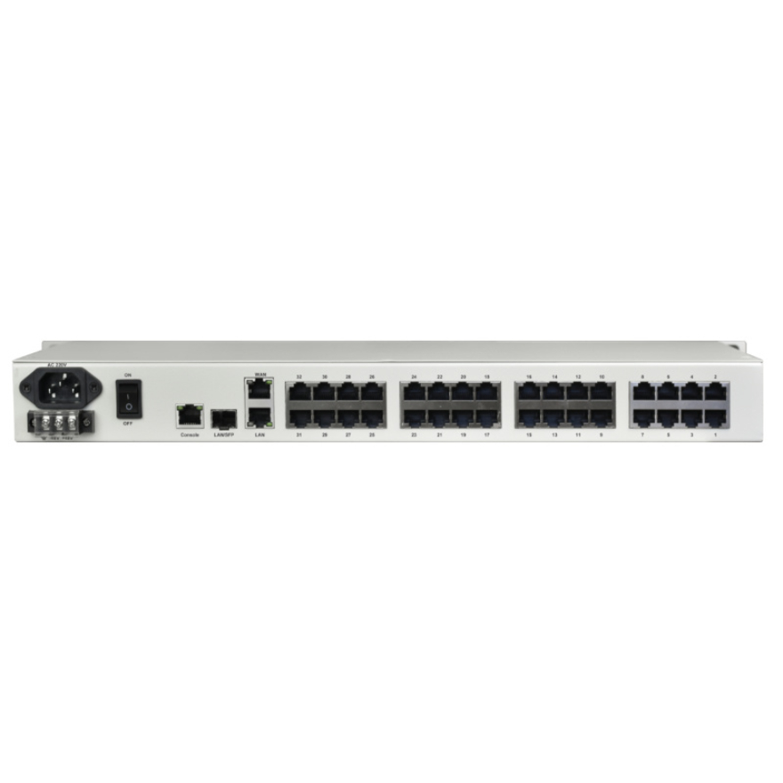 Rack-mounted 32 channel Serial Server  (with WEB and SNMP) FCT-081205