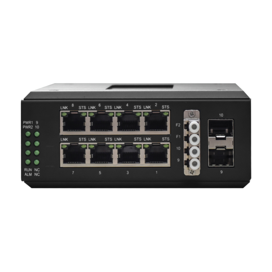 Industrial Managed 8GE  + 2GE ERPS Network Switch